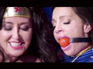 Ms America, Christina Carter and Wonder Woman have some secret kinks about each other and sex toys